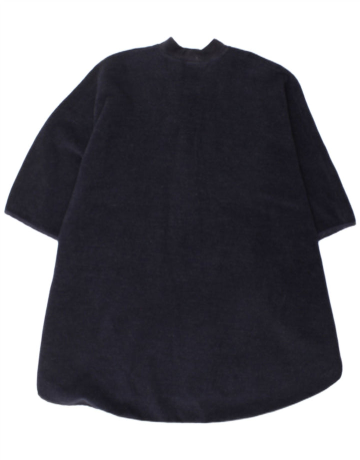Fort & Madox Womens Poncho Coat UK 40 Large Navy Blue