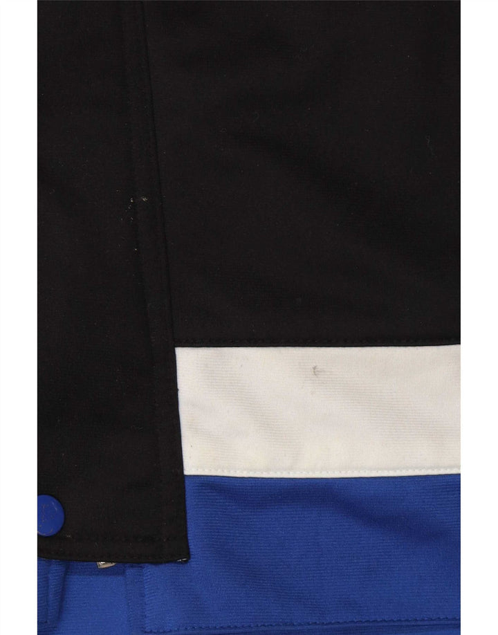 Champion Mens USA Graphic Tracksuit Top Jacket Medium Black Colourblock