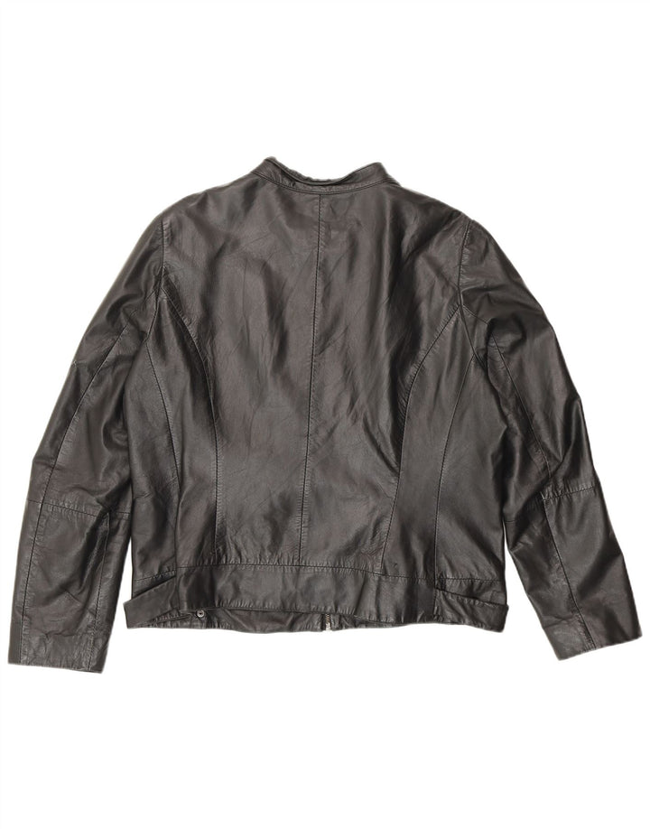 Conbipel Womens Leather Jacket IT 48 XL Black