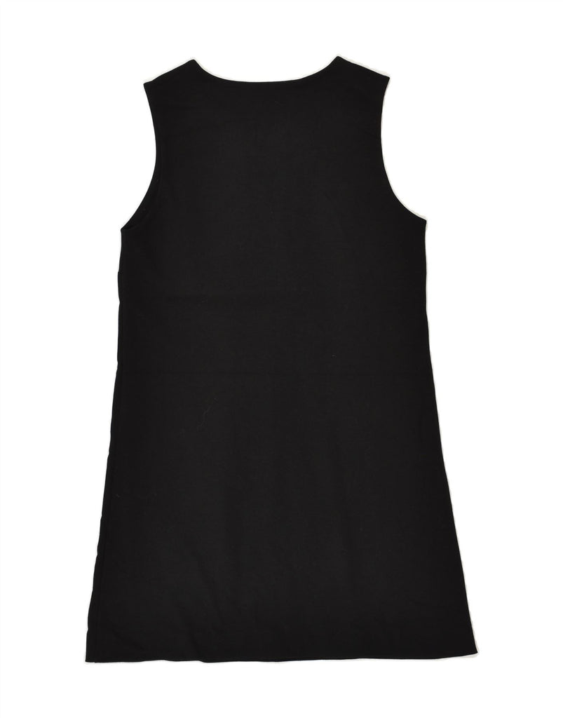 MASSIMO DUTTI Womens Sleeveless Basic Dress UK 10 Small Black | Vintage Massimo Dutti | Thrift | Second-Hand Massimo Dutti | Used Clothing | Messina Hembry 