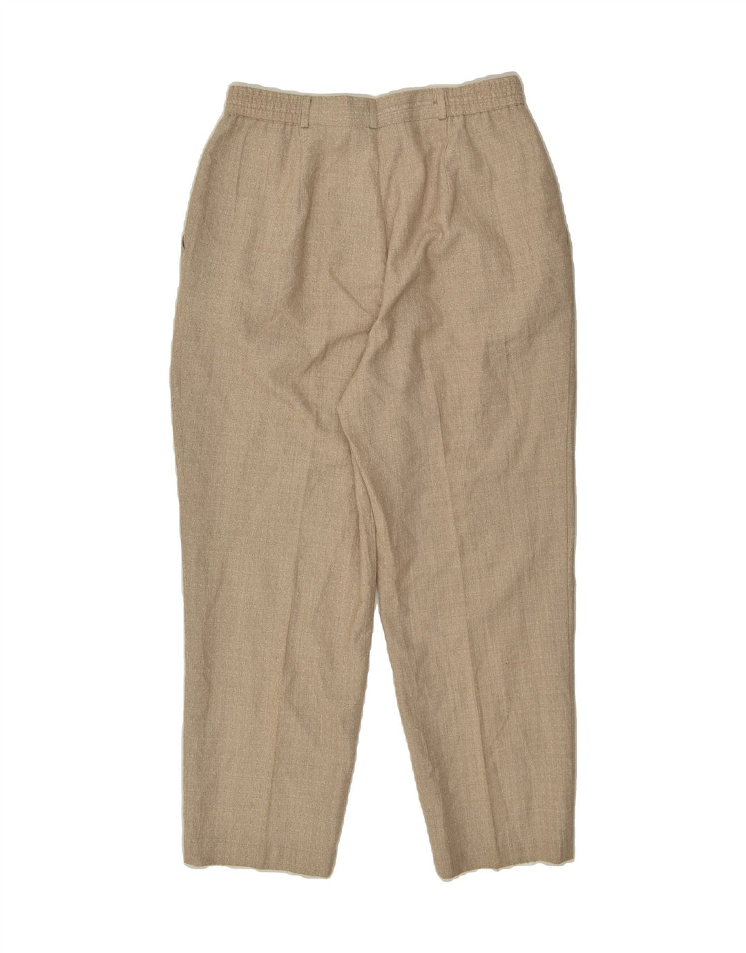 VINTAGE Womens Tapered Chino Trousers US 14 XL W30 L27  Beige Polyester | Vintage Vintage | Thrift | Second-Hand Vintage | Used Clothing | Messina Hembry 