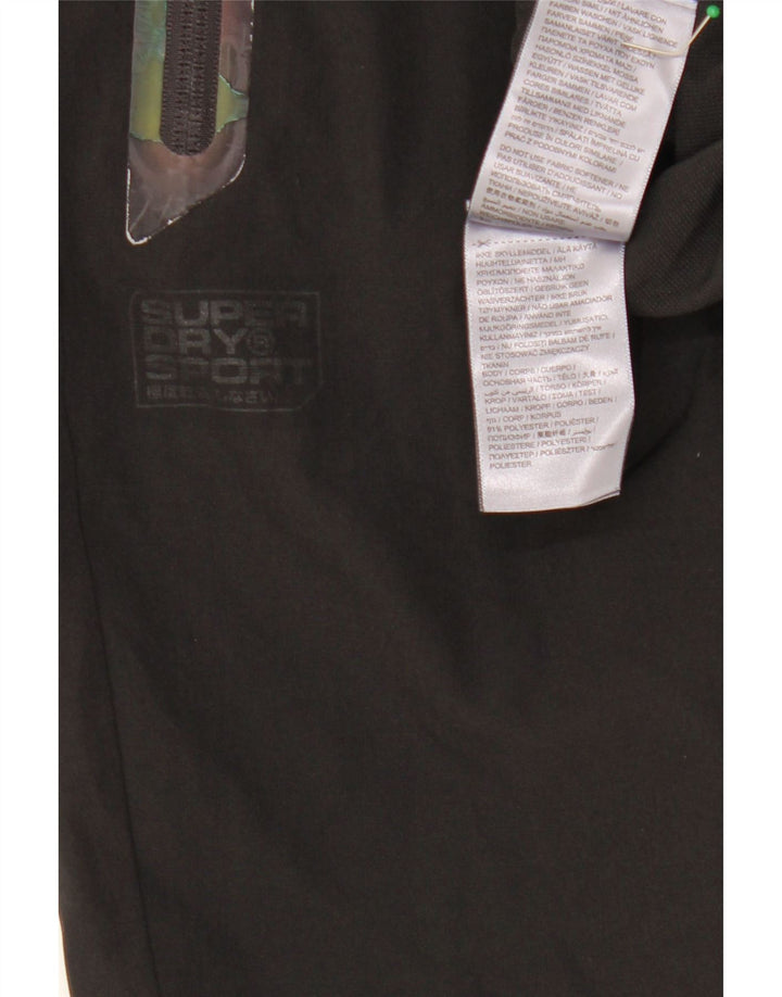 SUPERDRY Womens Tracksuit Trousers Large W32 L27 Black Polyester