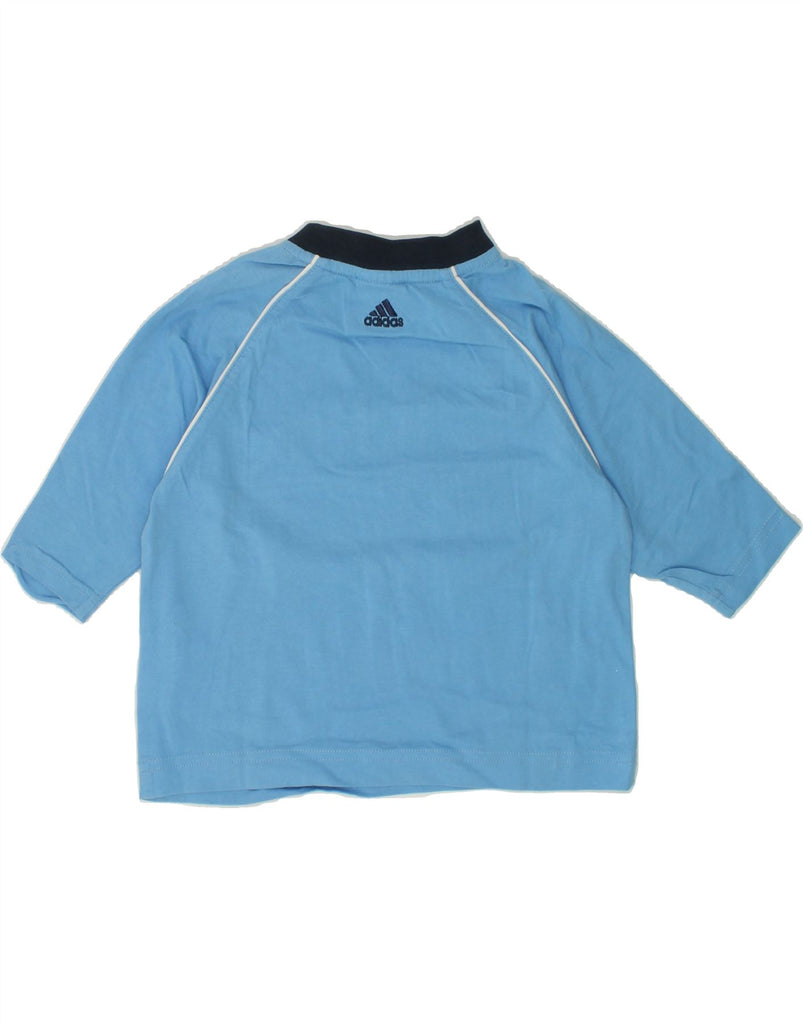 ADIDAS Baby Boys Graphic Sweatshirt Jumper 12-18 Months Blue Cotton | Vintage Adidas | Thrift | Second-Hand Adidas | Used Clothing | Messina Hembry 