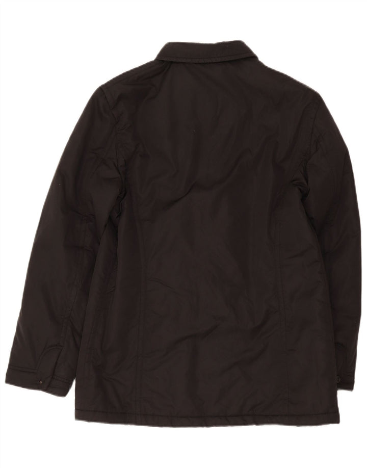 Fay Womens Loose Fit Windbreaker Coat UK 10 Small Black