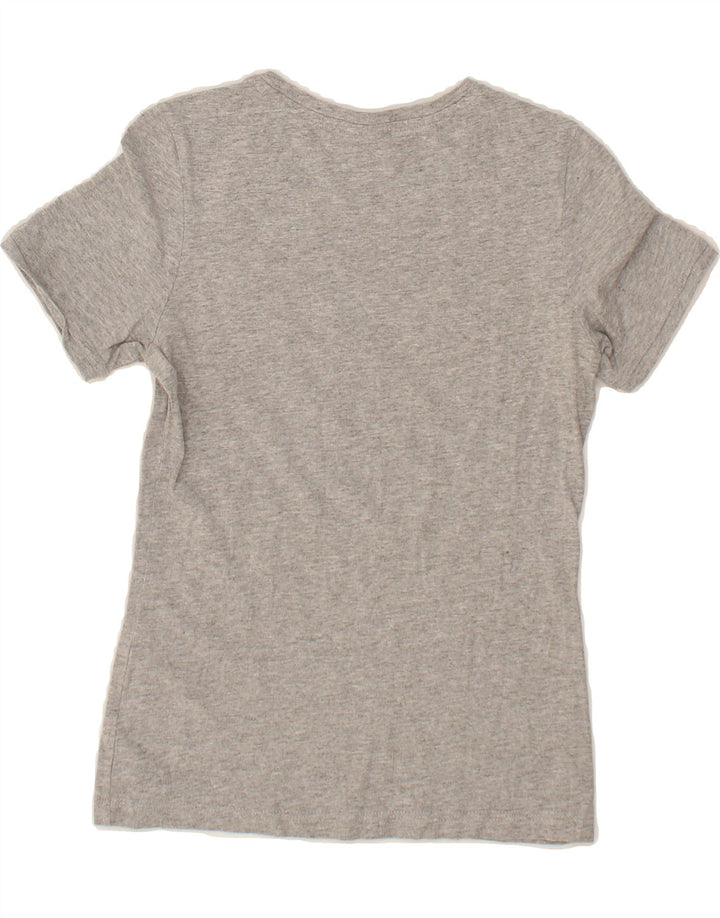 ADIDAS Womens T-Shirt Top UK 6 XS Grey Vintage Adidas and Second-Hand Adidas from Messina Hembry 