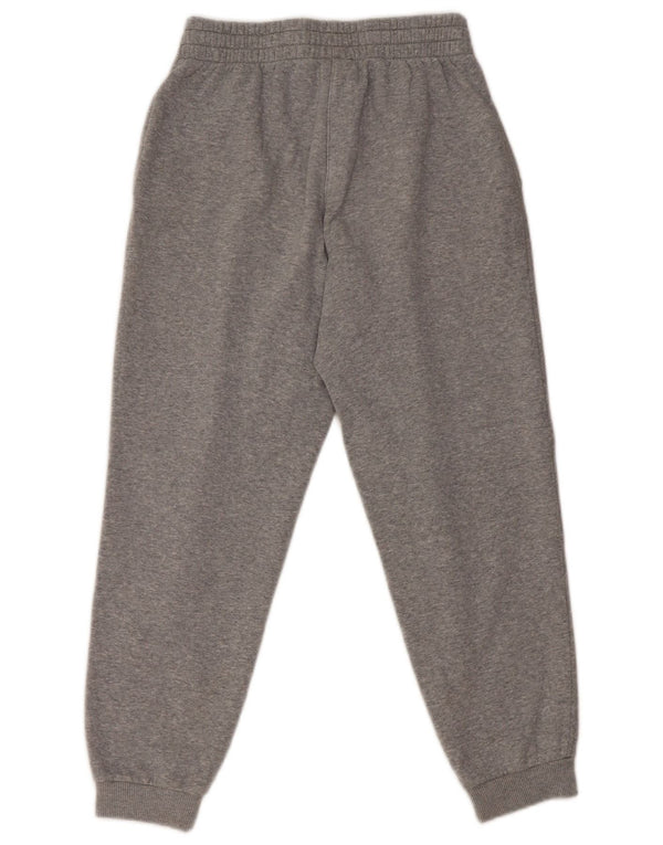 NIKE Boys Tracksuit Trousers Joggers 12-13 Years Large Grey Flecked Cotton