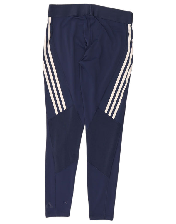 Adidas Womens Aeroready Leggings UK 12/14 Medium  Navy Blue