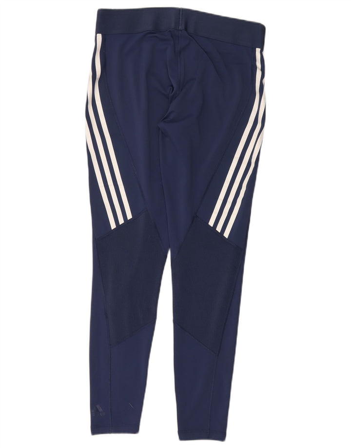 Adidas Womens Aeroready Leggings UK 12/14 Medium  Navy Blue