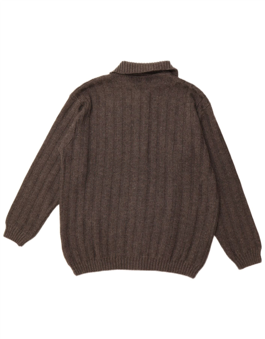 NORTH SAILS Mens Cardigan Sweater Large Grey Acrylic