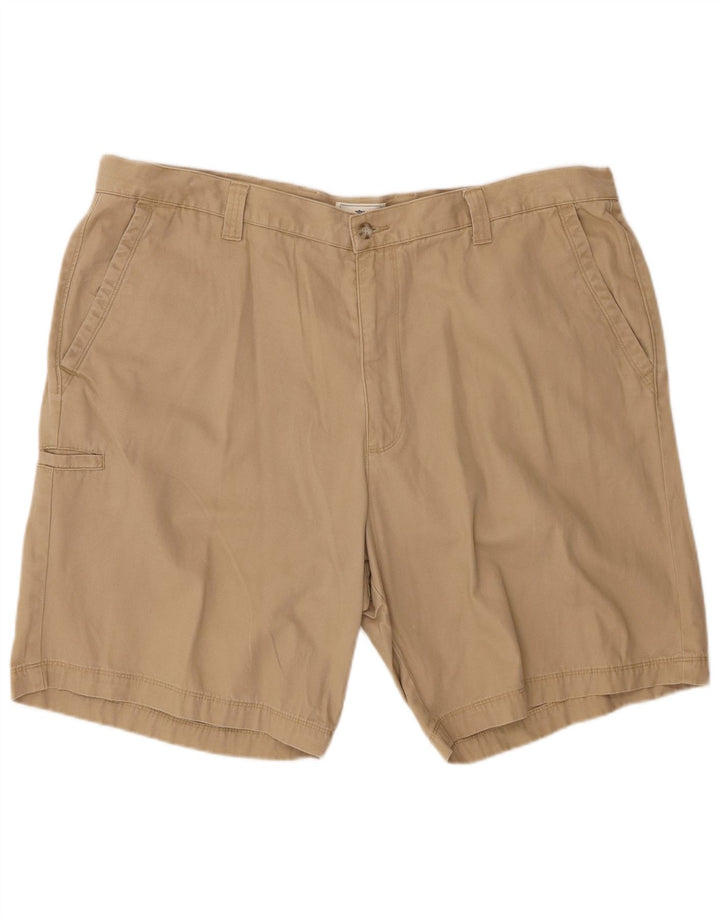 DOCKERS Mens Relaxed Fit Cargo Shorts W42 2XL Beige Cotton