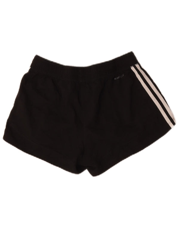 Adidas Womens Aeroready Sport Shorts UK 8/10 Small Black Polyester