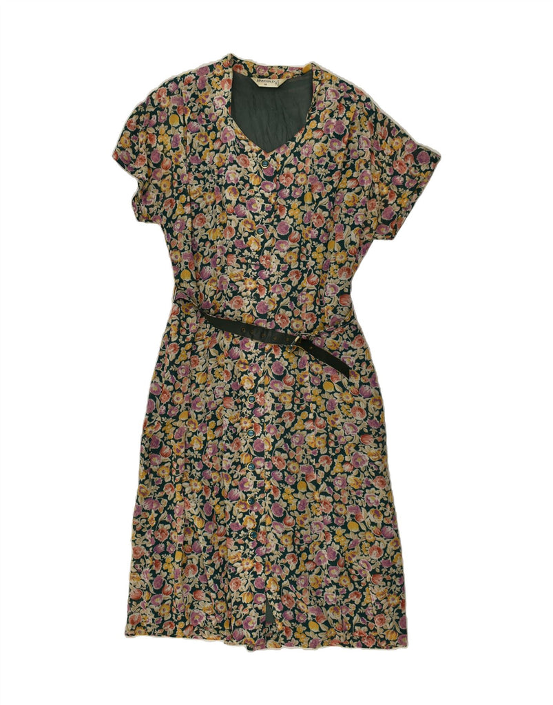 MARKWALD Womens Basic Dress UK 12 Medium  Multicoloured Floral | Vintage MARKWALD | Thrift | Second-Hand MARKWALD | Used Clothing | Messina Hembry 