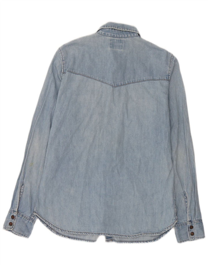 Levi's Mens Denim Shirt Large Blue Cotton