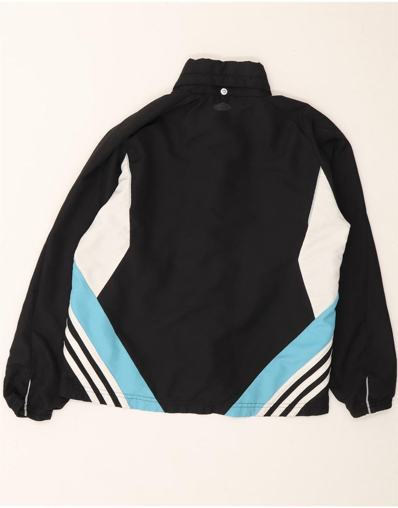 ADIDAS Boys Tracksuit Top Jacket 11-12 Years Black Colourblock Polyester Vintage Adidas and Second-Hand Adidas from Messina Hembry 
