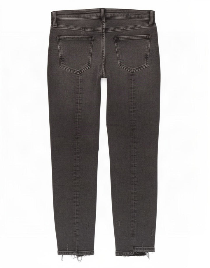 Zara Womens Distressed Slim Jeans EU 38 Small W28 L27 Grey