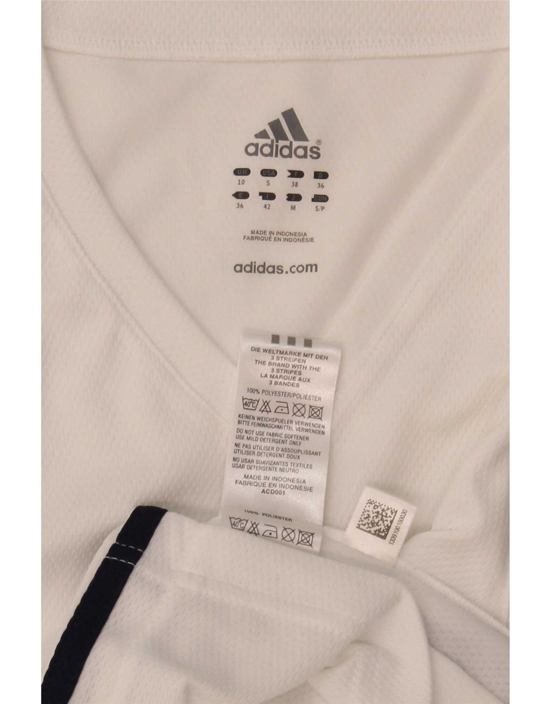 Adidas Womens Climalite Vest Top UK 10 Small White Polyester