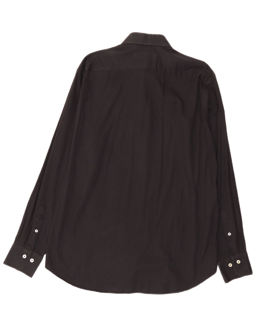 Ferre Mens Shirt Size 43 17 XL Black Cotton