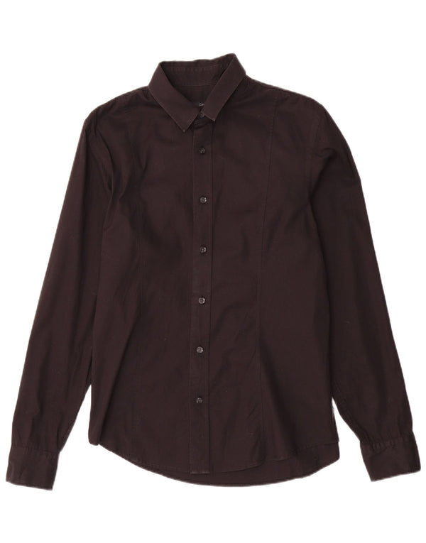 Calvin Klein Jeans Mens Shirt Medium Black Cotton