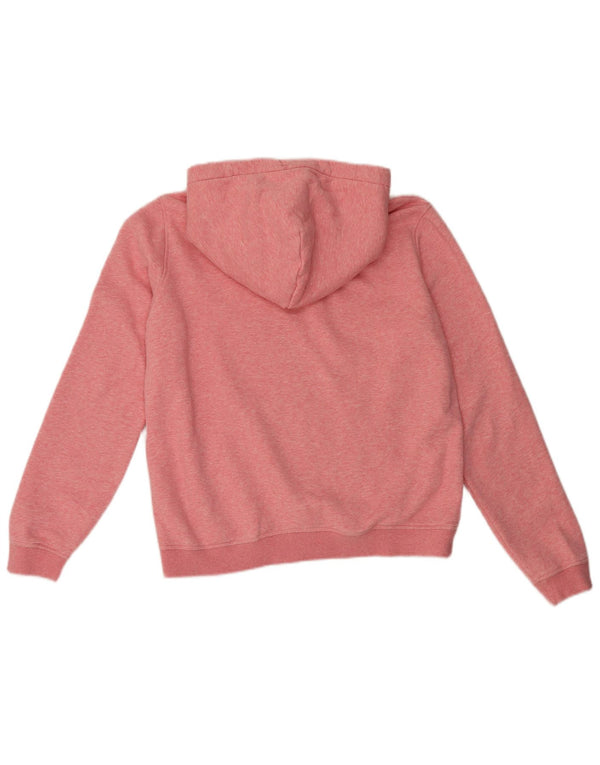 Jack Wills Womens Hoodie Jumper UK 14 Large Pink Flecked