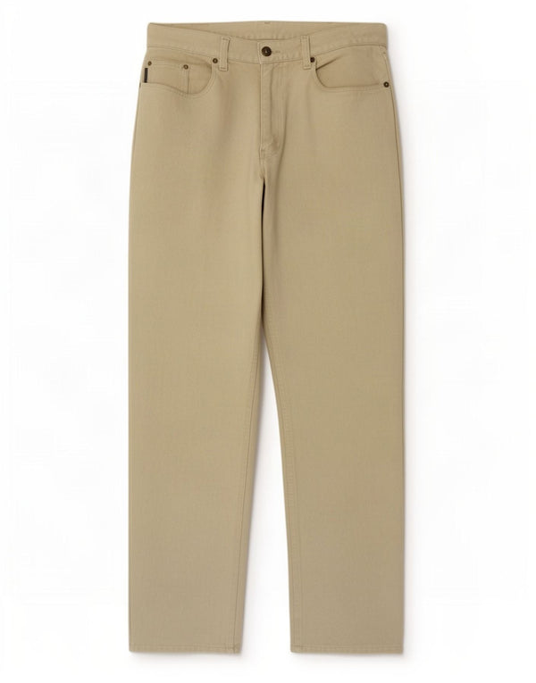 Kappa Mens Perfect Fit Straight Casual Trousers IT 50 Large W34 L31 Beige