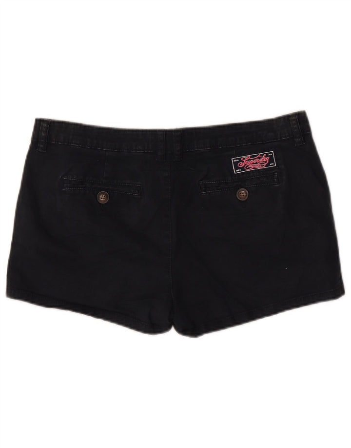 Superdry Womens Chino Shorts Medium W32 Black Cotton