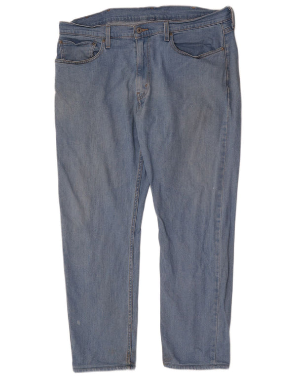 Levi's Mens 502 Tapered Jeans W38 L32 Blue Cotton