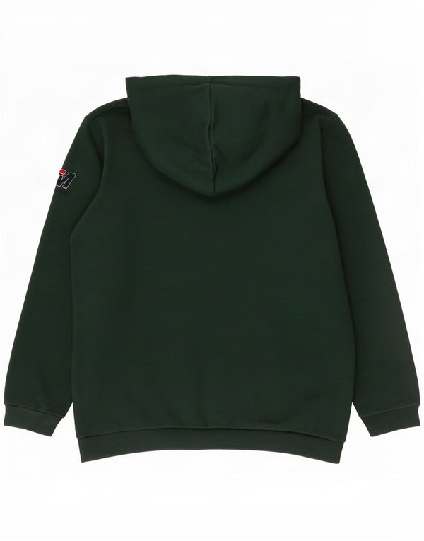 Superdry Mens Graphic Loose Fit Hoodie Jumper Medium Green Cotton
