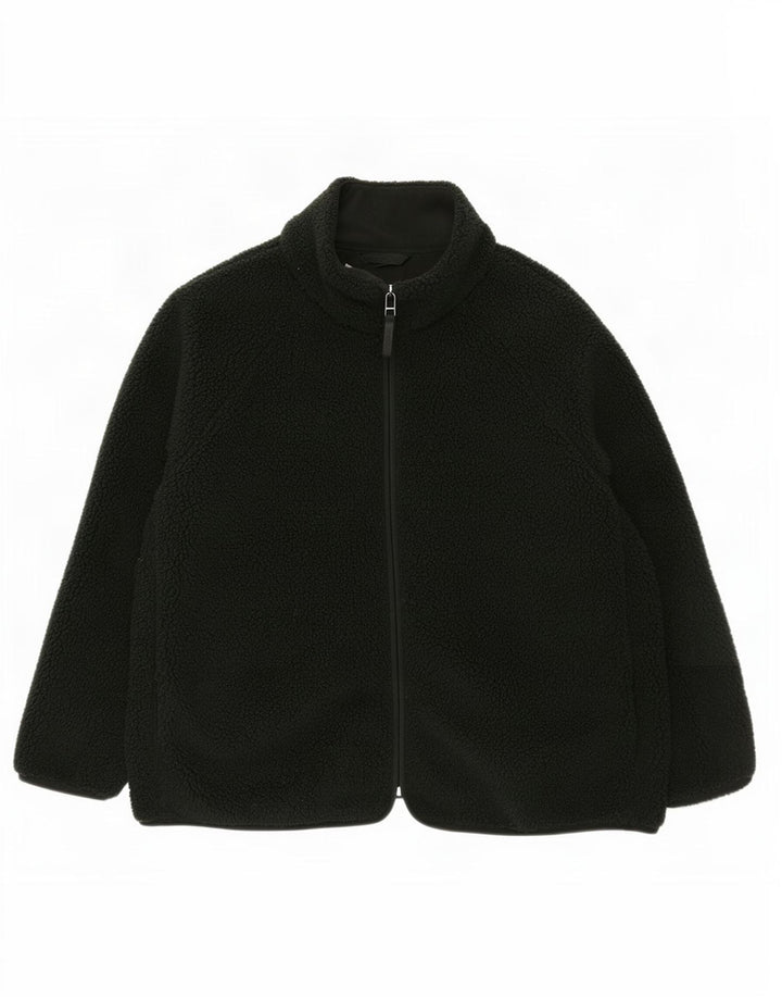 Marks & Spencer Womens Fleece Jacket UK 20 2XL Green Polyester