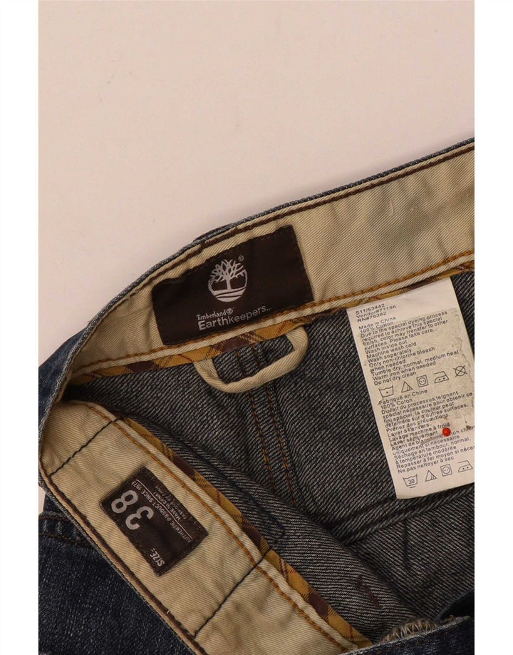Timberland Mens Earthkeepers Straight Jeans W38 L33 Blue Cotton