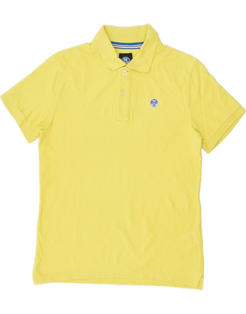 NORTH SAILS Mens Regular Fit Polo Shirt XS Yellow Cotton | Vintage North Sails | Thrift | Second-Hand North Sails | Used Clothing | Messina Hembry 