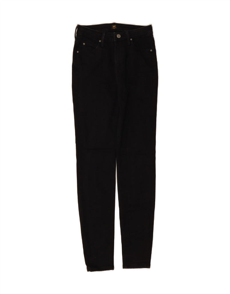LEE Womens Scarlett High Waist Skinny Jeans W28 L33 Black Cotton Vintage Lee and Second-Hand Lee from Messina Hembry 