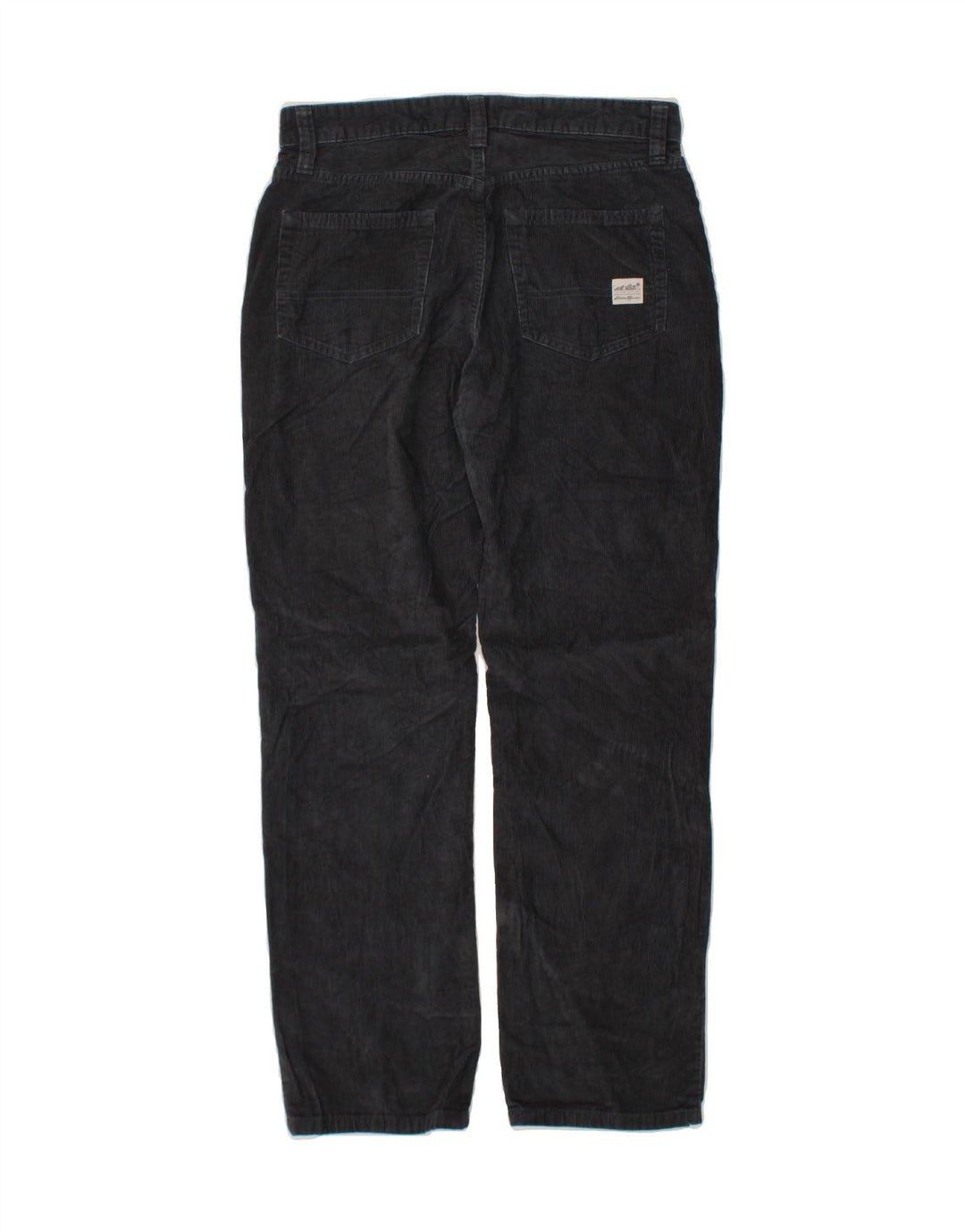 EDDIE BAUER Womens Straight Corduroy Trousers W30 L27 Grey Cotton Vintage Eddie Bauer and Second-Hand Eddie Bauer from Messina Hembry 