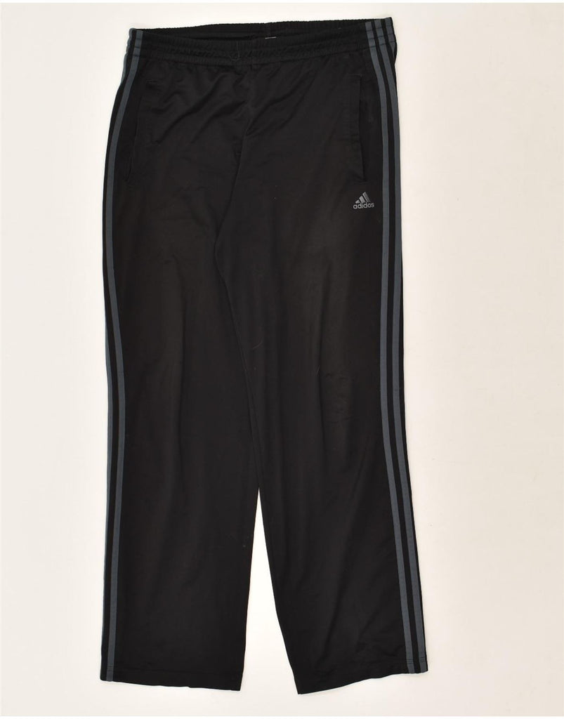 ADIDAS Mens Tracksuit Trousers Medium Black Polyester | Vintage Adidas | Thrift | Second-Hand Adidas | Used Clothing | Messina Hembry 