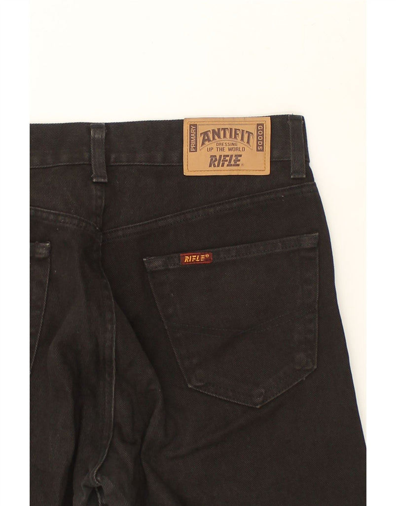 RIFLE Mens Straight Jeans W28 L29  Black | Vintage Rifle | Thrift | Second-Hand Rifle | Used Clothing | Messina Hembry 