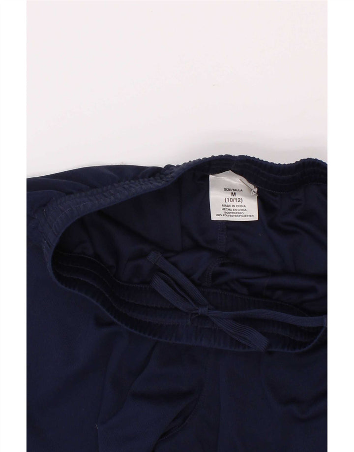 Adidas Boys Graphic Sport Shorts 10-11 Years Medium Navy Blue Polyester