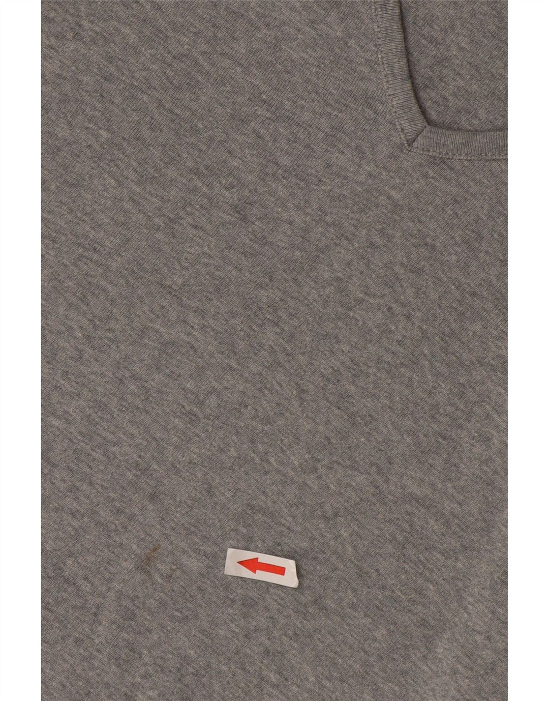 Nike Womens T-Shirt Top UK 10/12 Medium Grey Flecked Cotton