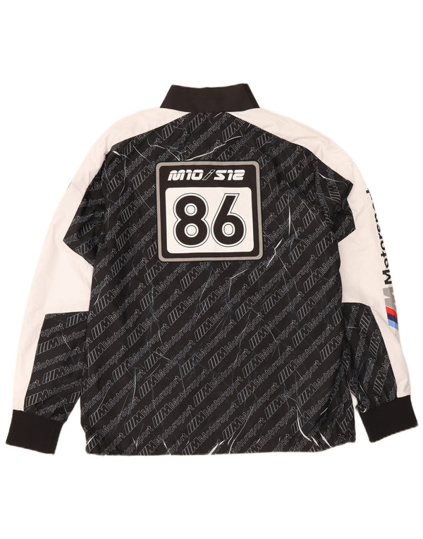 Puma Mens BMW Motorsport Tracksuit Top Jacket Small Black Colourblock
