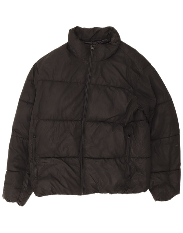 Zara Mens Padded Jacket UK 40 Large Black