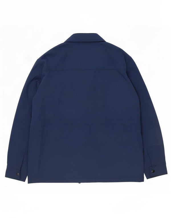 Marks & Spencer Mens Blue Harbour Hooded Utility Jacket UK 46 3XL Navy
