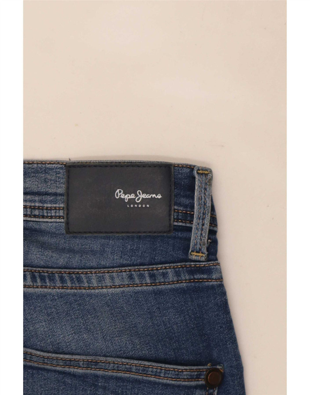 PEPE Jeans Womens Regular Fit Straight UK 10 Small W32 L31 Blue