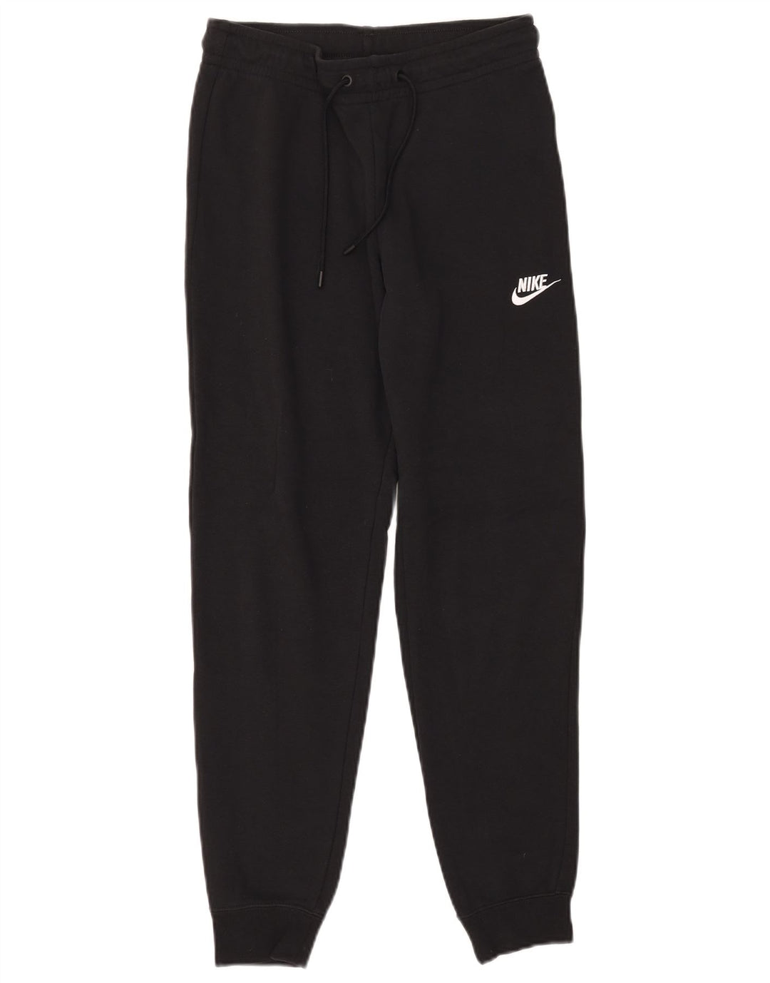 NIKE Womens Tracksuit Trousers Joggers UK 10 Small  Black Cotton