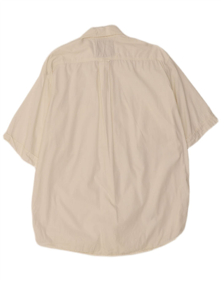 Ferre Mens Short Sleeve Shirt XL White
