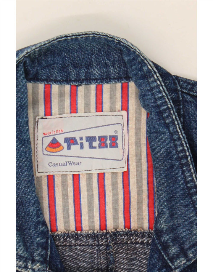 Vintage Mens Denim Jacket UK 42 XL Blue