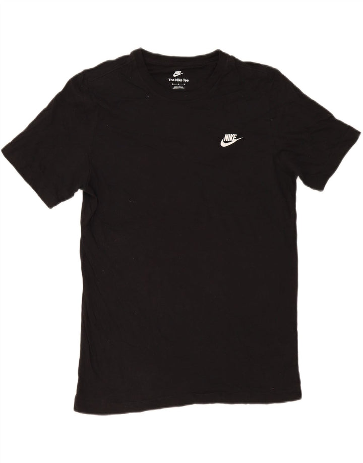 Nike Mens T-Shirt Top Medium Black Cotton