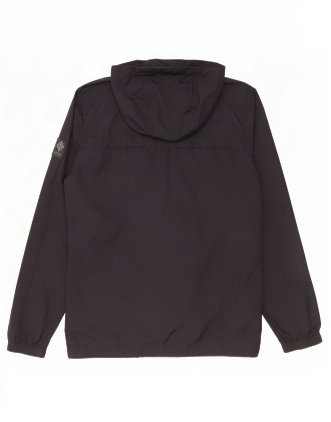Columbia Mens Hooded Rain Jacket UK 36 Small Navy Blue Polyester