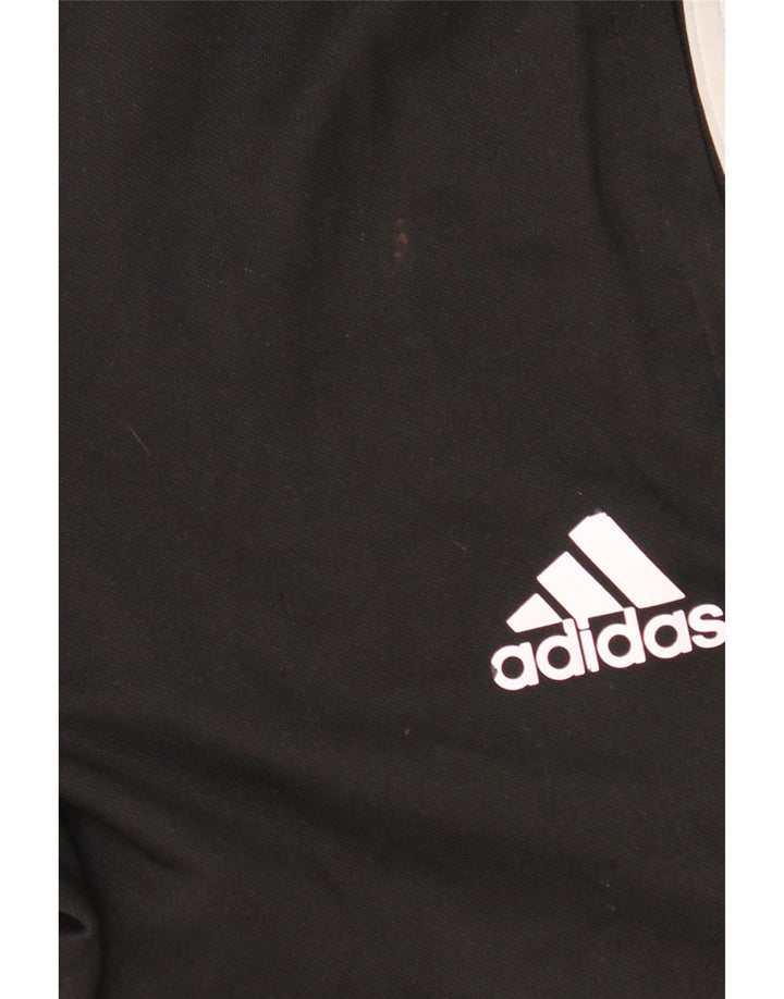 Adidas Mens Aeroready Tracksuit Trousers Small Black Polyester