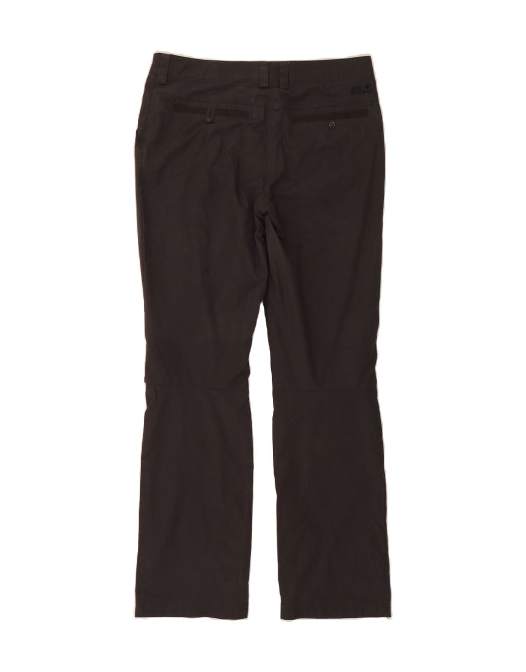 JACK WOLFSKIN Womens Bootcut Hiking Trousers W30 L33 Black Polyester Vintage Jack Wolfskin and Second-Hand Jack Wolfskin from Messina Hembry 