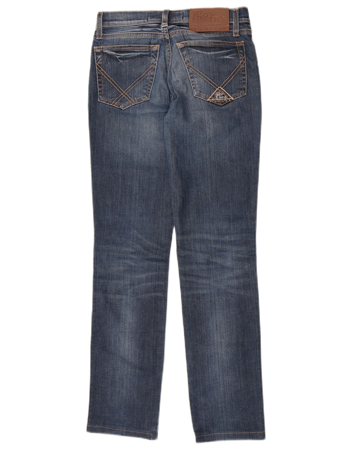 Roy Rogers Womens Straight Jeans W27 L30 Blue Cotton