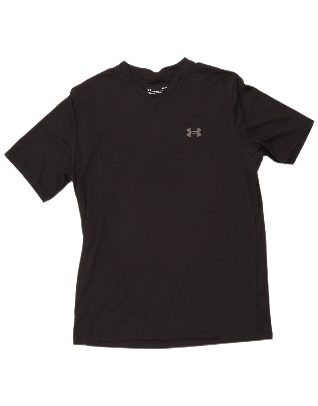 UNDER ARMOUR Mens T-Shirt Top Medium Black Polyester