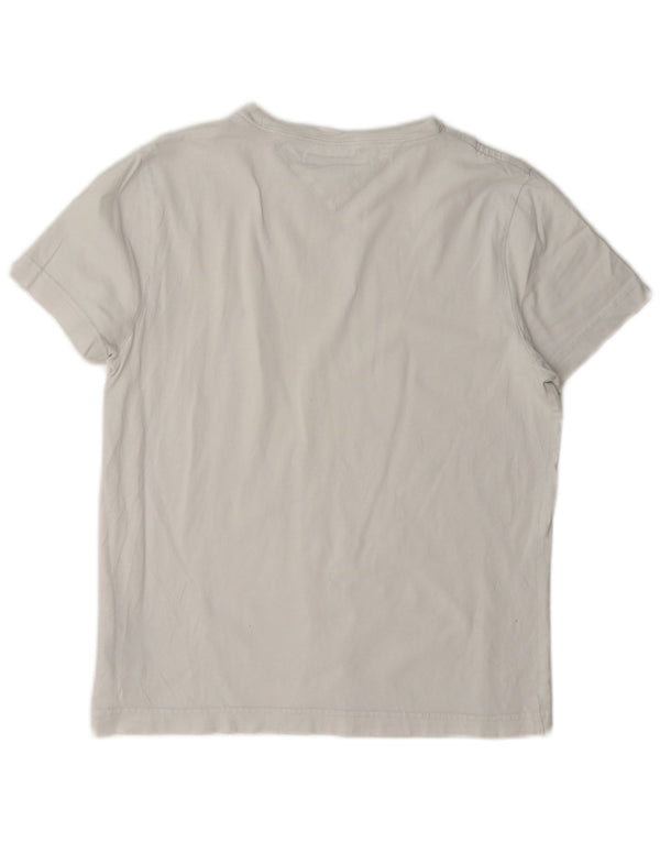 Tommy Hilfiger Mens T-Shirt Top Small White Cotton